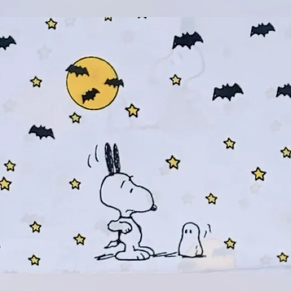 Peanuts Snoopy Halloween Ghosts Sheet Set - Queen - Picture 3 of 5